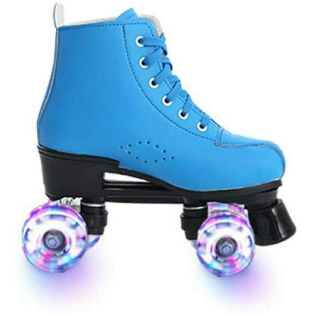 Beginner Adjustable Inline Skates for Adults Classic High-top Roller Skates for Man and Women Club Recommendation Outdoor Four-Wheel Roller Skates